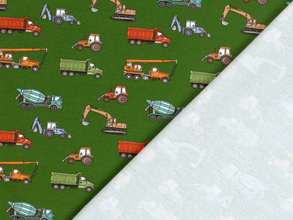 stoff-french-terry-sommersweat-baumwolle-baufahrzeuge-kran-traktor-olivgruen-3