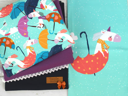 stoff-french-terry-sommersweat-baumwolle-kathi-kunterbunt-einhorn-regenschirm-mint-4