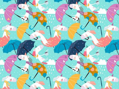 stoff-french-terry-sommersweat-baumwolle-kathi-kunterbunt-einhorn-regenschirm-mint