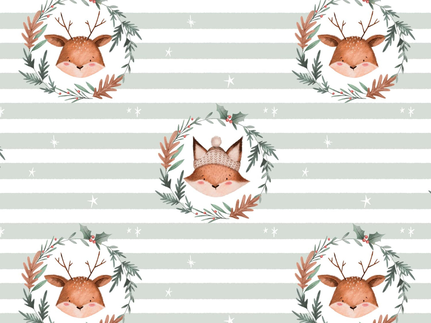 stoff-french-terry-sommersweat-baumwolle-kathi-kunterbunt-streifen-weihnachten-rentier-fuchs-2