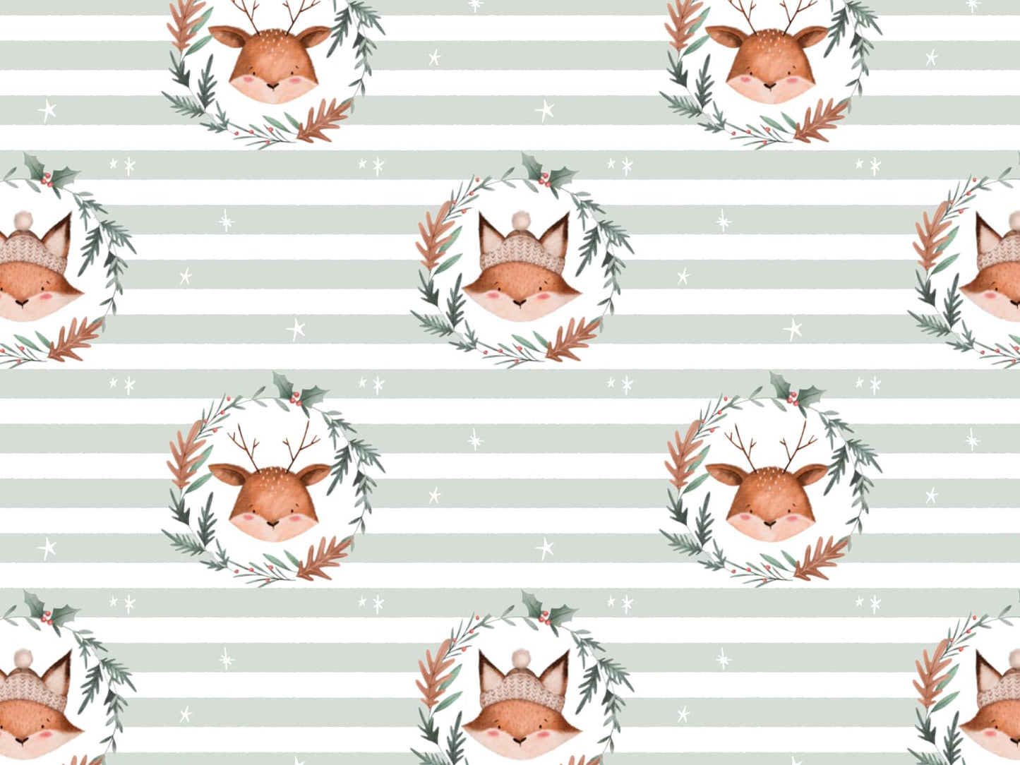 stoff-french-terry-sommersweat-baumwolle-kathi-kunterbunt-streifen-weihnachten-rentier-fuchs