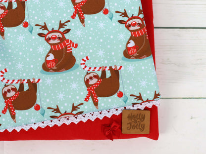 French Terry - Merry Slothmas - Faultiere