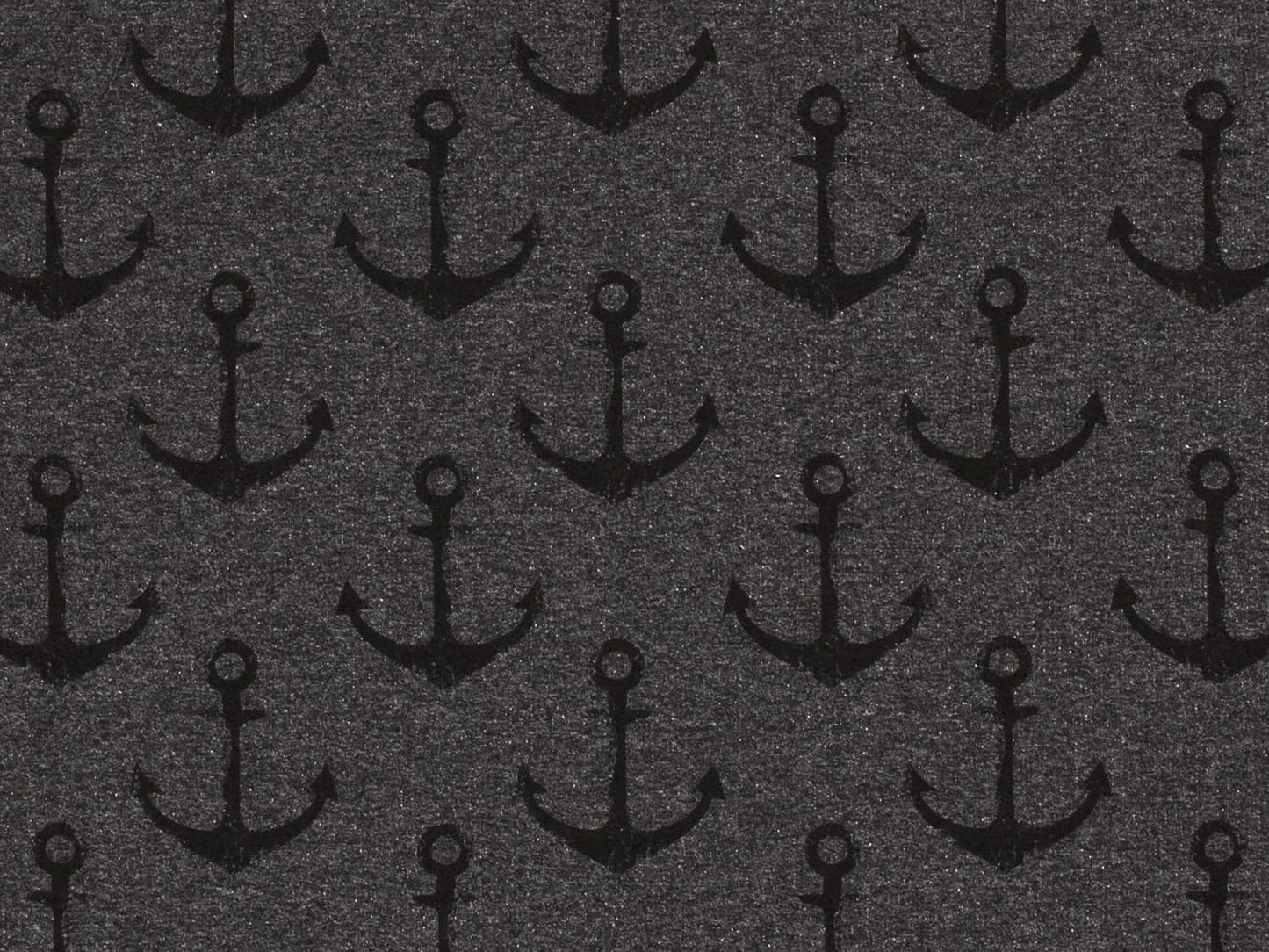 stoff-french-terry-sommersweat-baumwolle-sweat-winter-herbst-anker-marine-maritim-nautical-grunge-grosse-anker-anthrazit