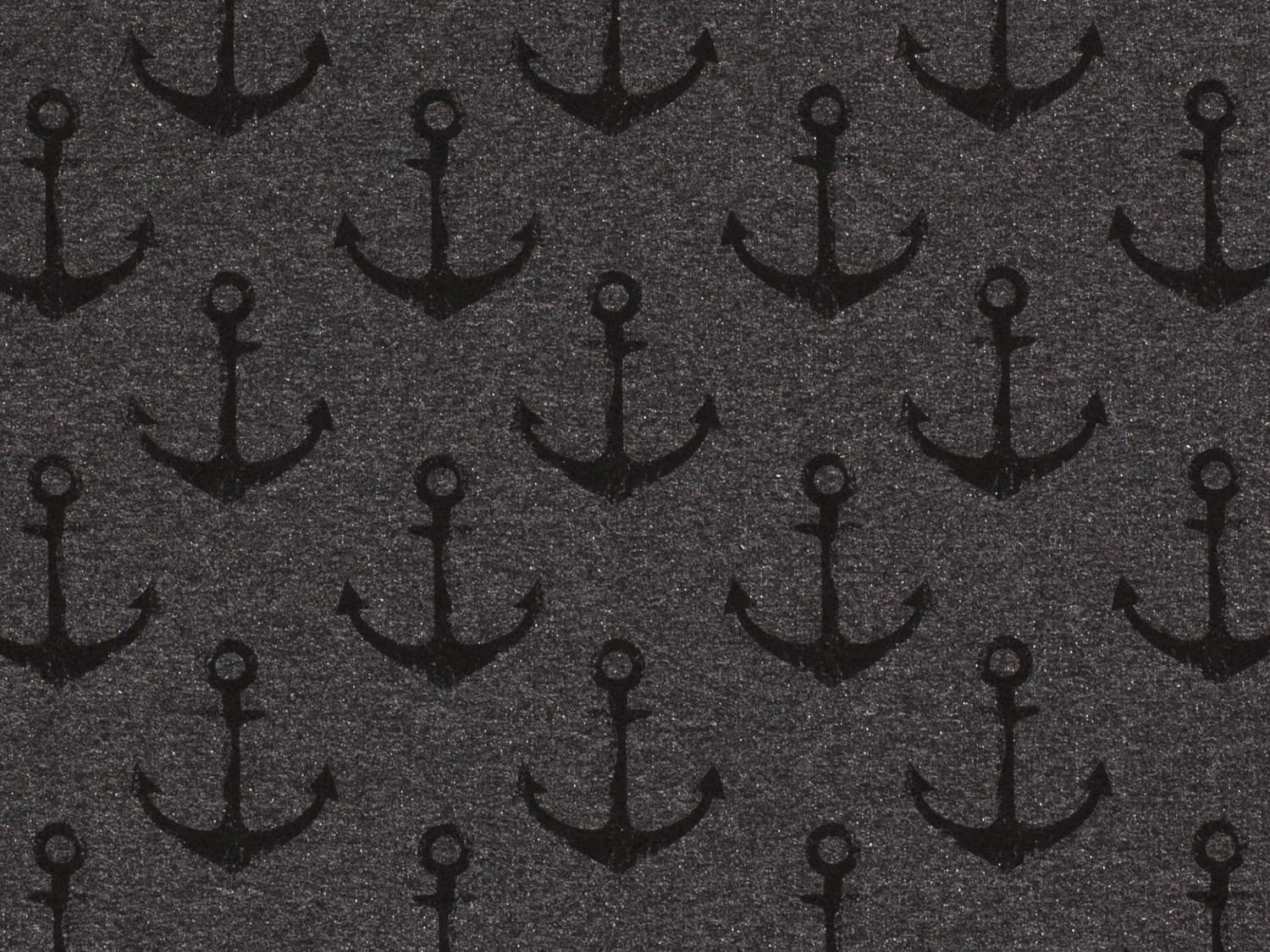 stoff-french-terry-sommersweat-baumwolle-sweat-winter-herbst-anker-marine-maritim-nautical-grunge-grosse-anker-anthrazit
