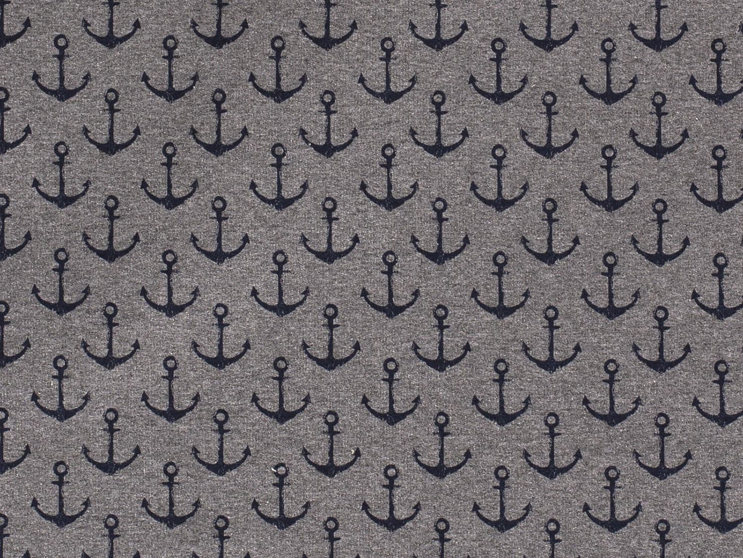 stoff-french-terry-sommersweat-baumwolle-sweat-winter-herbst-anker-marine-maritim-nautical-grunge-kleine-anker-grau-blau