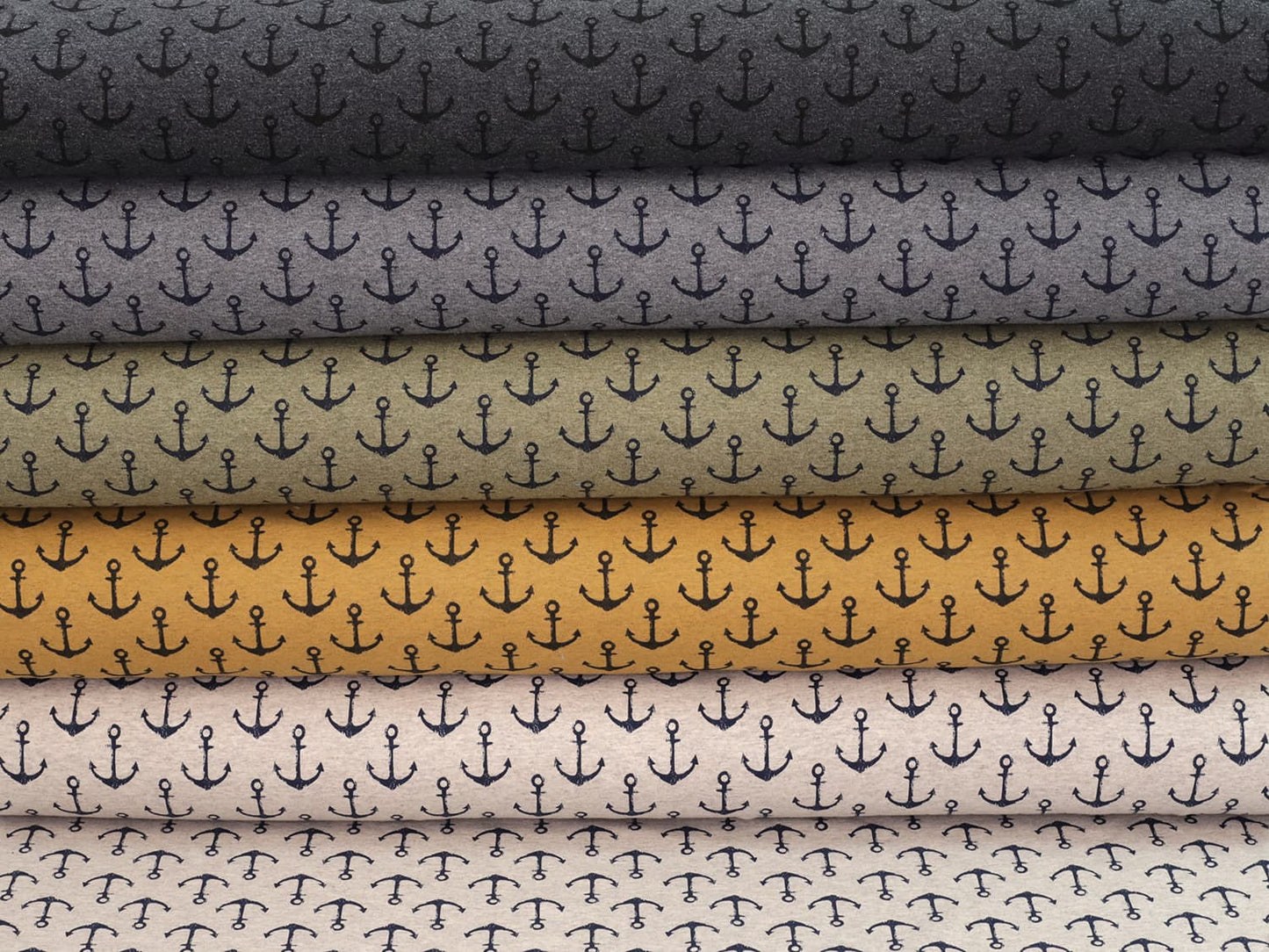 stoff-french-terry-sommersweat-baumwolle-sweat-winter-herbst-anker-marine-maritim-nautical-grunge-kleine-anker-verschiedene-farben