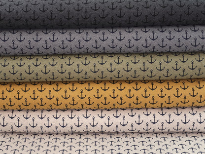 stoff-french-terry-sommersweat-baumwolle-sweat-winter-herbst-anker-marine-maritim-nautical-grunge-kleine-anker-verschiedene-farben