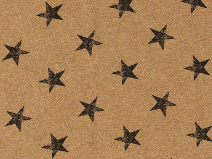 stoff-french-terry-sommersweat-baumwolle-sweat-winter-herbst-sterne-gross-ocker