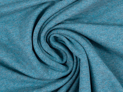 stoff-french-terry-sommersweat-baumwolle-sweat-winter-herbst-uni-swafing-maike-aqua-meliert