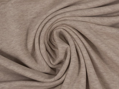 stoff-french-terry-sommersweat-baumwolle-sweat-winter-herbst-uni-swafing-maike-beige-meliert