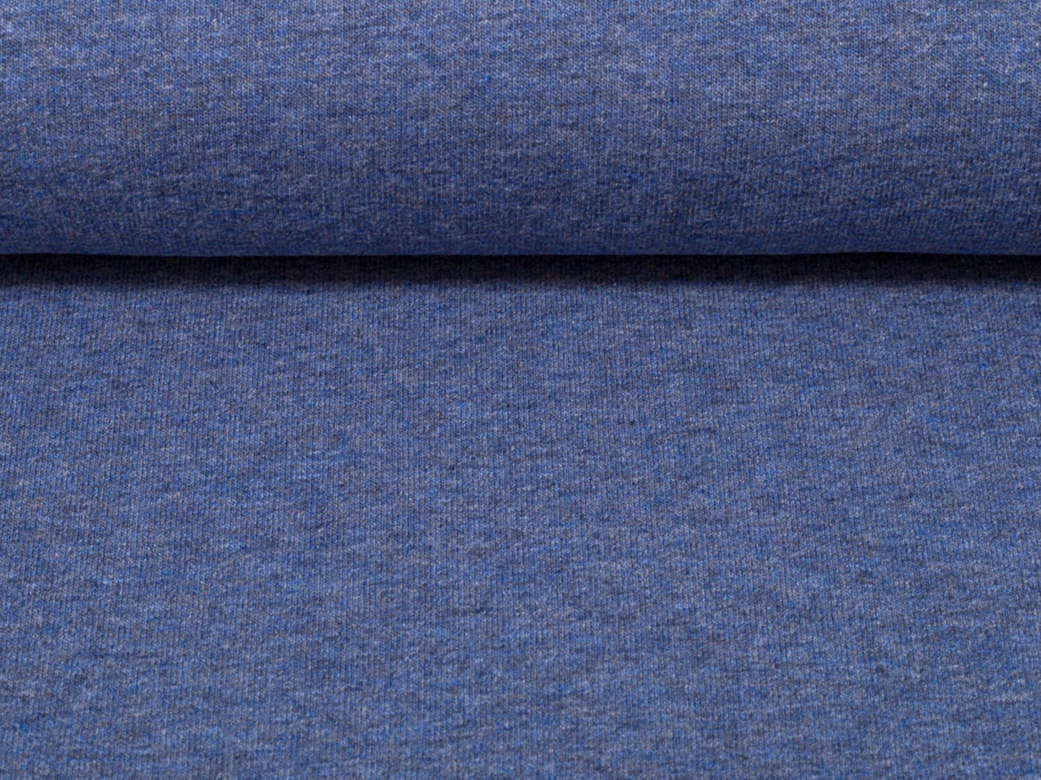 stoff-french-terry-sommersweat-baumwolle-sweat-winter-herbst-uni-swafing-maike-blau-meliert-2