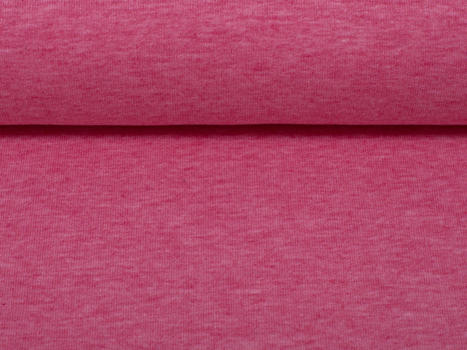 stoff-french-terry-sommersweat-baumwolle-sweat-winter-herbst-uni-swafing-maike-pink-meliert-2