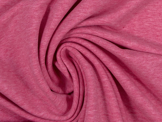 stoff-french-terry-sommersweat-baumwolle-sweat-winter-herbst-uni-swafing-maike-pink-meliert