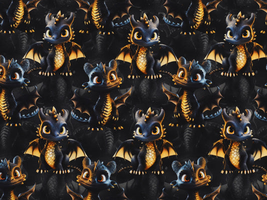 French Terry - Monstres drôles