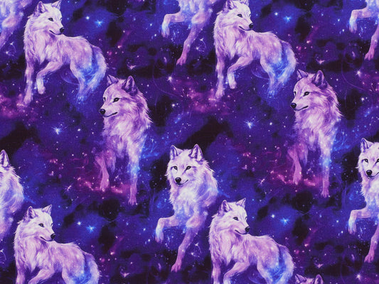 French Terry - Galaxy Wolf