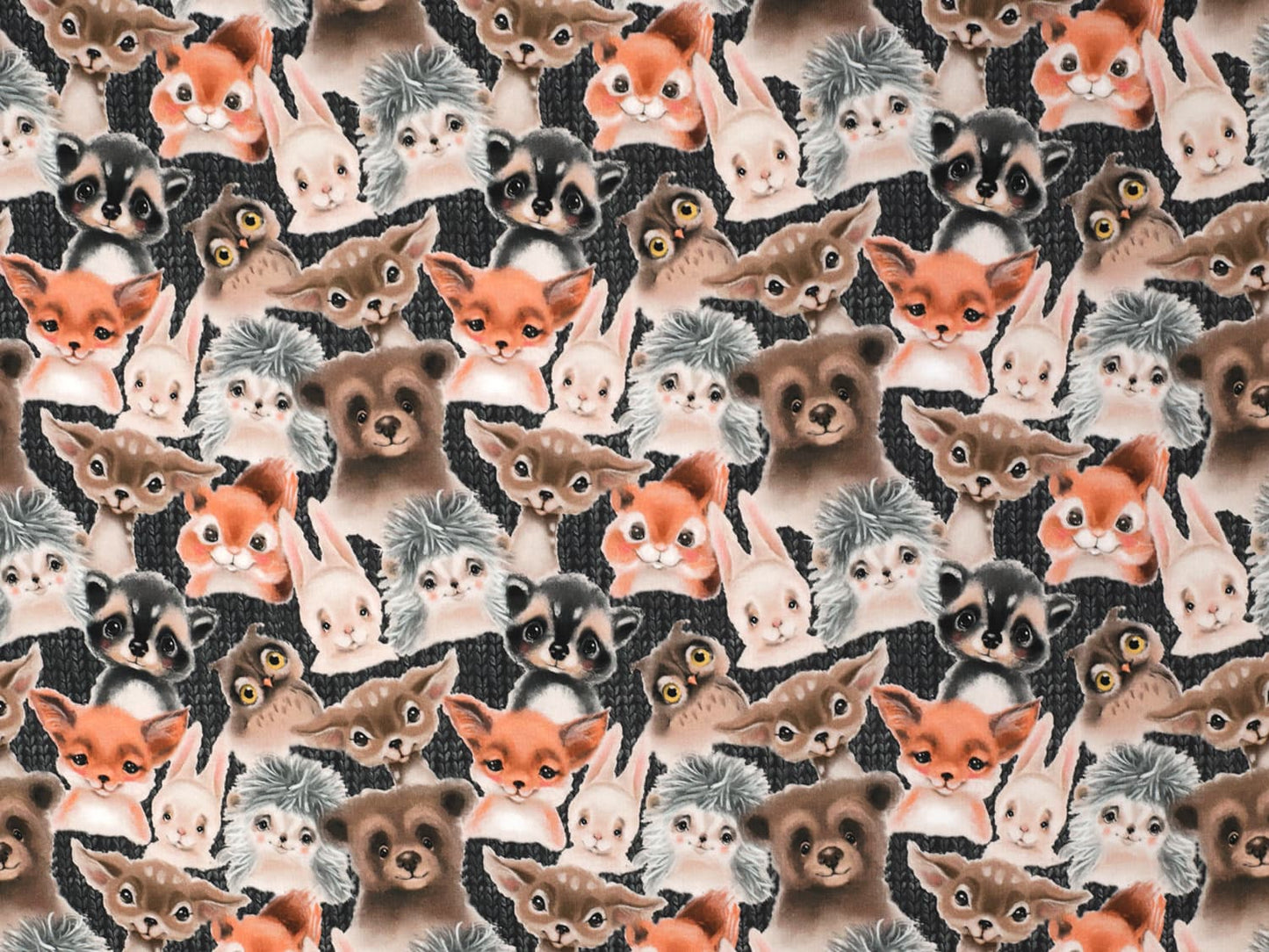 stoff-french-terry-sommersweat-herbst-winter-baumwolle-herbsttiere-waldtiere-baer-fuchs-waschbaer-igel-all-goods-in-the-woods-grau