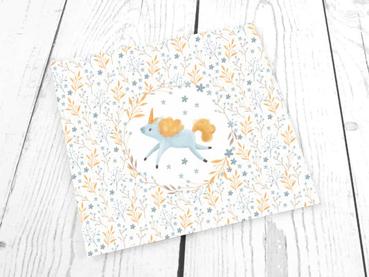 stoff-french-terry-sommersweat-kathi-kunterbunt-regenbogen-einhorn-magic-blumen-panel-blau-2