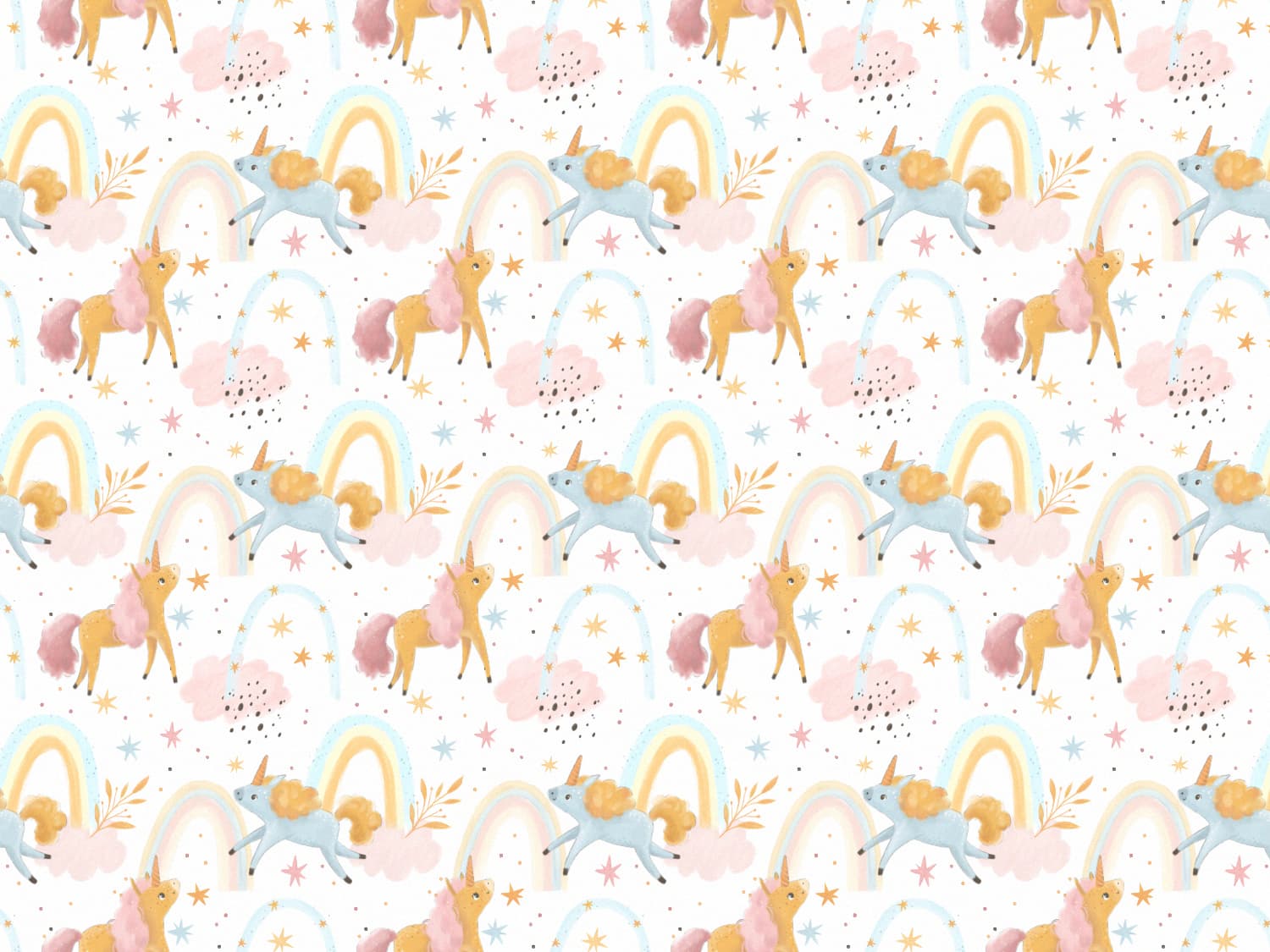 stoff-french-terry-sommersweat-kathi-kunterbunt-regenbogen-einhorn-magic-sterne-pastell-unicorn-2