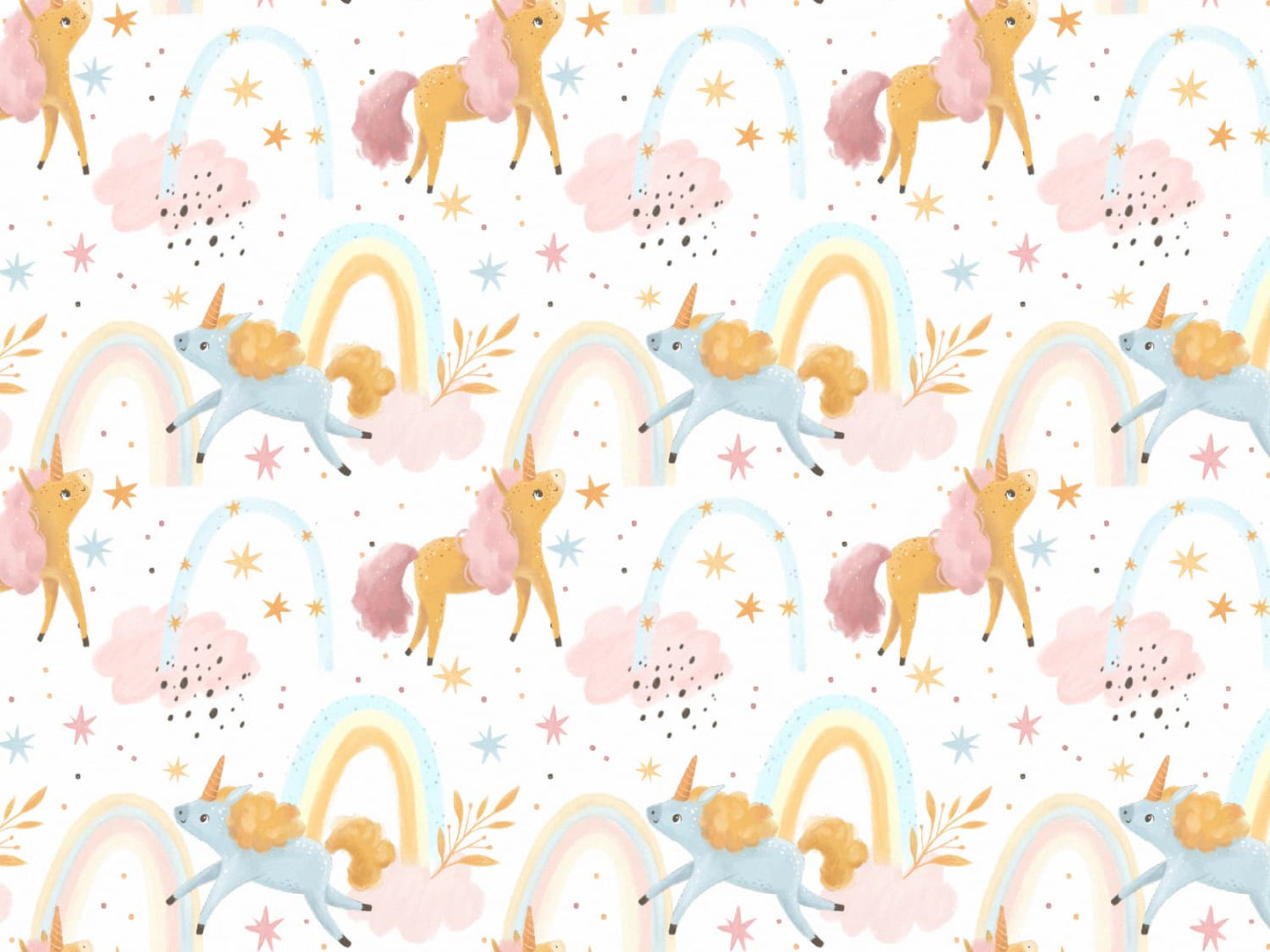 stoff-french-terry-sommersweat-kathi-kunterbunt-regenbogen-einhorn-magic-sterne-pastell-unicorn
