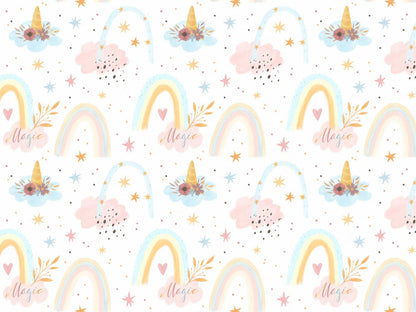 stoff-french-terry-sommersweat-kathi-kunterbunt-regenbogen-einhorn-magic-sterne-pastell