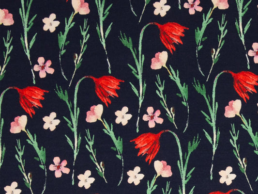 stoff-french-terry-sommersweat-modal-swafing-hanne-blumen-nachtblau