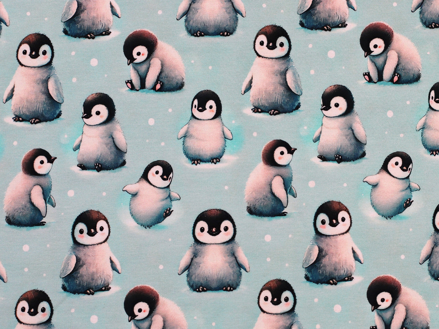 French Terry - Happy Penguin