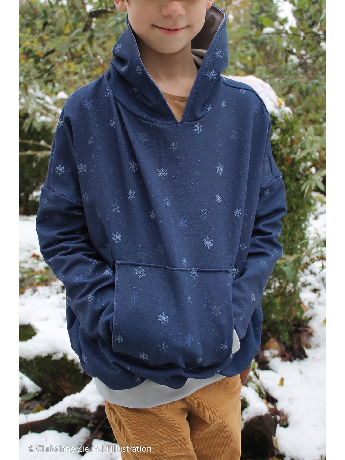 stoff-french-terry-sommersweat-swafing-beyond-nordic-schneeflocken-dunkelblau-3