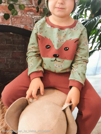 stoff-french-terry-sommersweat-swafing-forest-friends-fuchs-altgruen-naehbeispiel