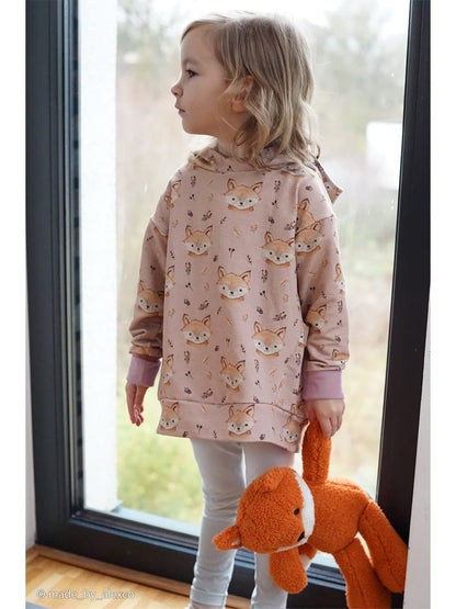 stoff-french-terry-sommersweat-swafing-forest-friends-fuchs-altrosa-2