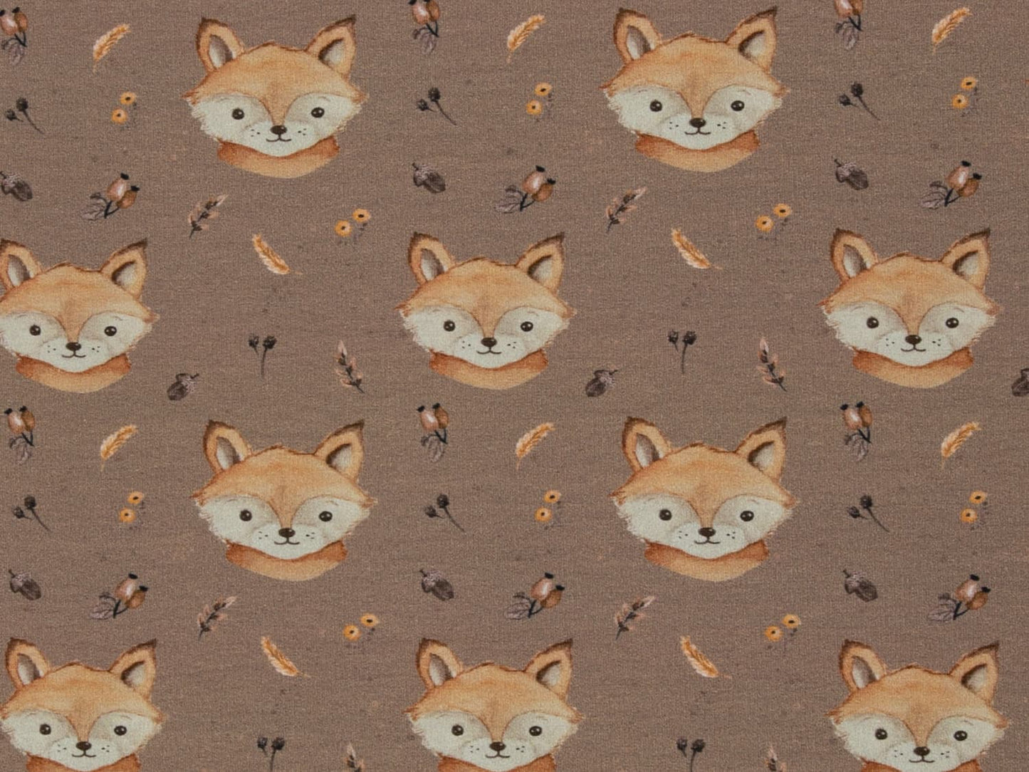 stoff-french-terry-sommersweat-swafing-forest-friends-fuchs-schlamm