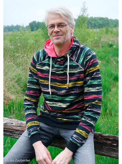 stoff-french-terry-sommersweat-swafing-joana-streifen-wellen-schwarz-bunt