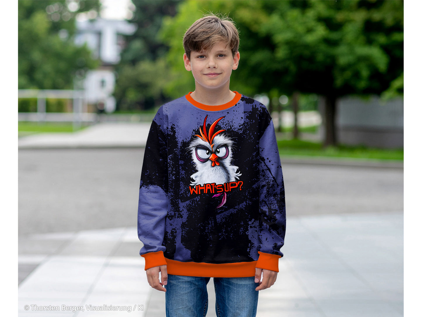 French Terry PANEL - Thorsten Berger - Chickeria, What's up?