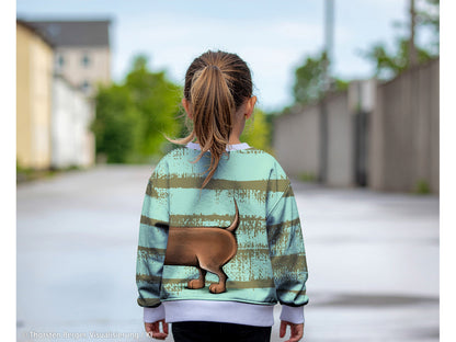 French Terry PANEL - Thorsten Berger - Dachshund Berny, mint