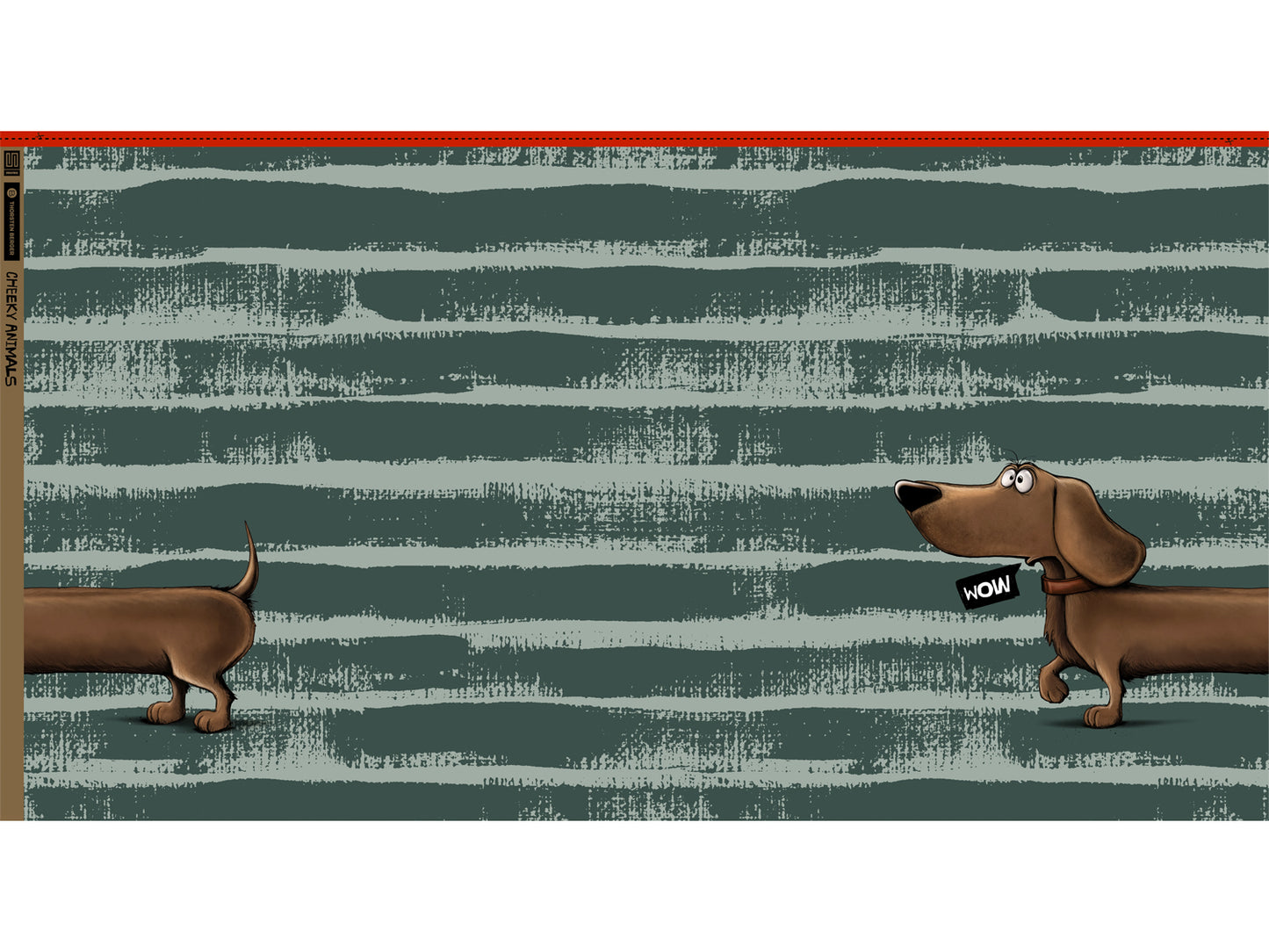 French Terry PANEL - Thorsten Berger - Dachshund Berny