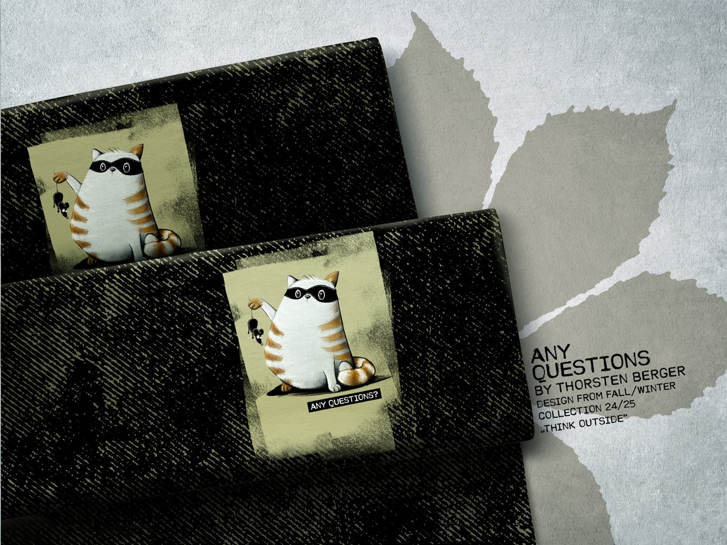 stoff-french-terry-sommersweat-swafing-thorsten-berger-panel-any-questions-cat-katze