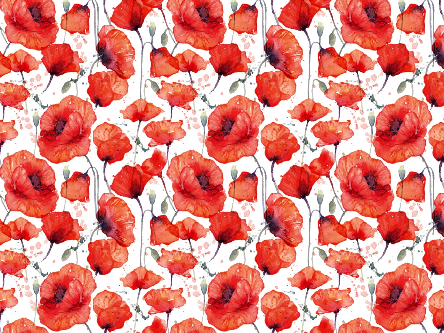 stoff-french-terry-sommersweat-sweat-baumwolle-kathi-kunterbunt-sommer-blumen-blumenwiese-watercolor-aquarell-flower-floral-mohnblume-poppies