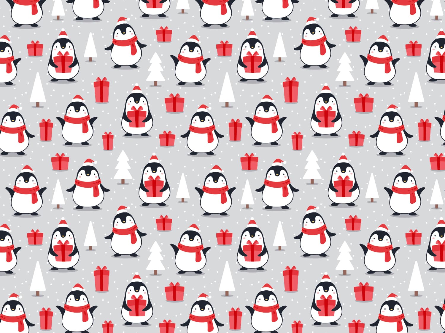 stoff-french-terry-sommersweat-sweat-baumwolle-kathi-kunterbunt-weihnachten-winter-pinguin-geschenk-grau-rot
