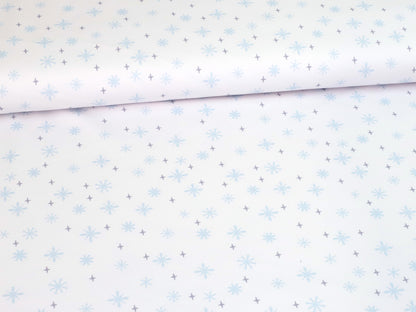 stoff-french-terry-sommersweat-sweat-baumwolle-pinguine-kombi-schneeflocken-blau