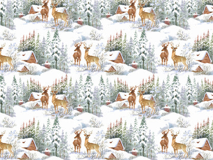 stoff-french-terry-sommersweat-sweat-baumwolle-winter-landschaft-schnee-hirsch-wald-2