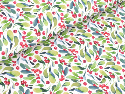 stoff-french-terry-sommersweat-sweat-baumwolle-winter-weihnachten-blumen-beeren-gruen-rot-3