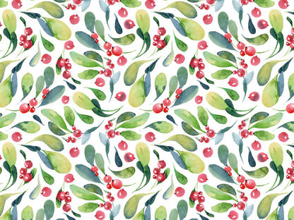 stoff-french-terry-sommersweat-sweat-baumwolle-winter-weihnachten-blumen-beeren-gruen-rot