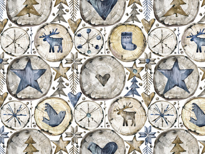 stoff-french-terry-sommersweat-sweat-baumwolle-winter-weihnachten-holz-scheiben-blau-grau