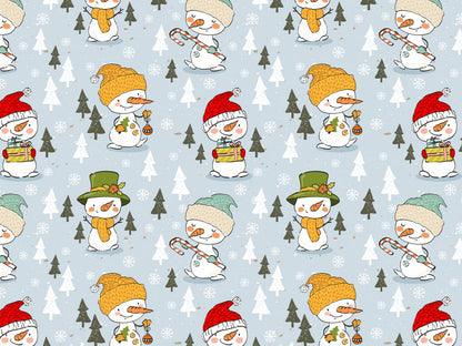 stoff-french-terry-sommersweat-sweat-unangeraut-baumwolle-kathi-kunterbunt-weihnachten-winter-schneemann-tannenbaum-schnee-schneeflocken-blaugrau