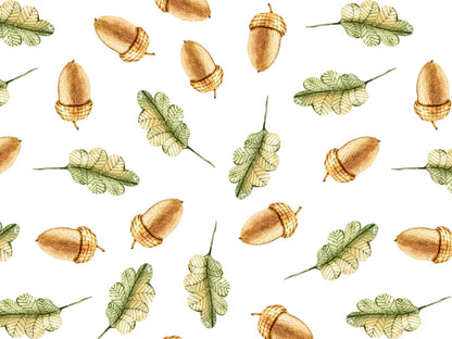 stoff-french-terry-sommersweat-sweat-unangeraut-herbst-laub-blaetter-eichel-gruen-braun-2