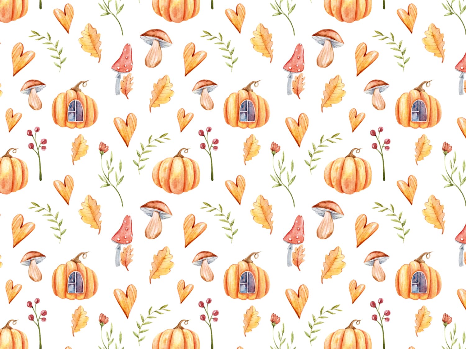 stoff-french-terry-sommersweat-sweat-unangeraut-herbst-winter-pilze-herz-blaetter-laub-fliegenpilz-blumen-2
