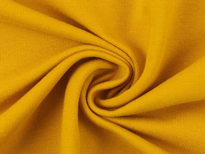 stoff-french-terry-sommersweat-sweat-unangeraut-swafing-maike-herbst-winter-21-22-einfarbig-uni-banane