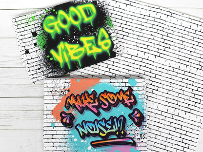 stoff-french-terry-sommersweat-unangeraut-good-vibes-graffiti-schwarz-weiss-gruen-gelb-serie