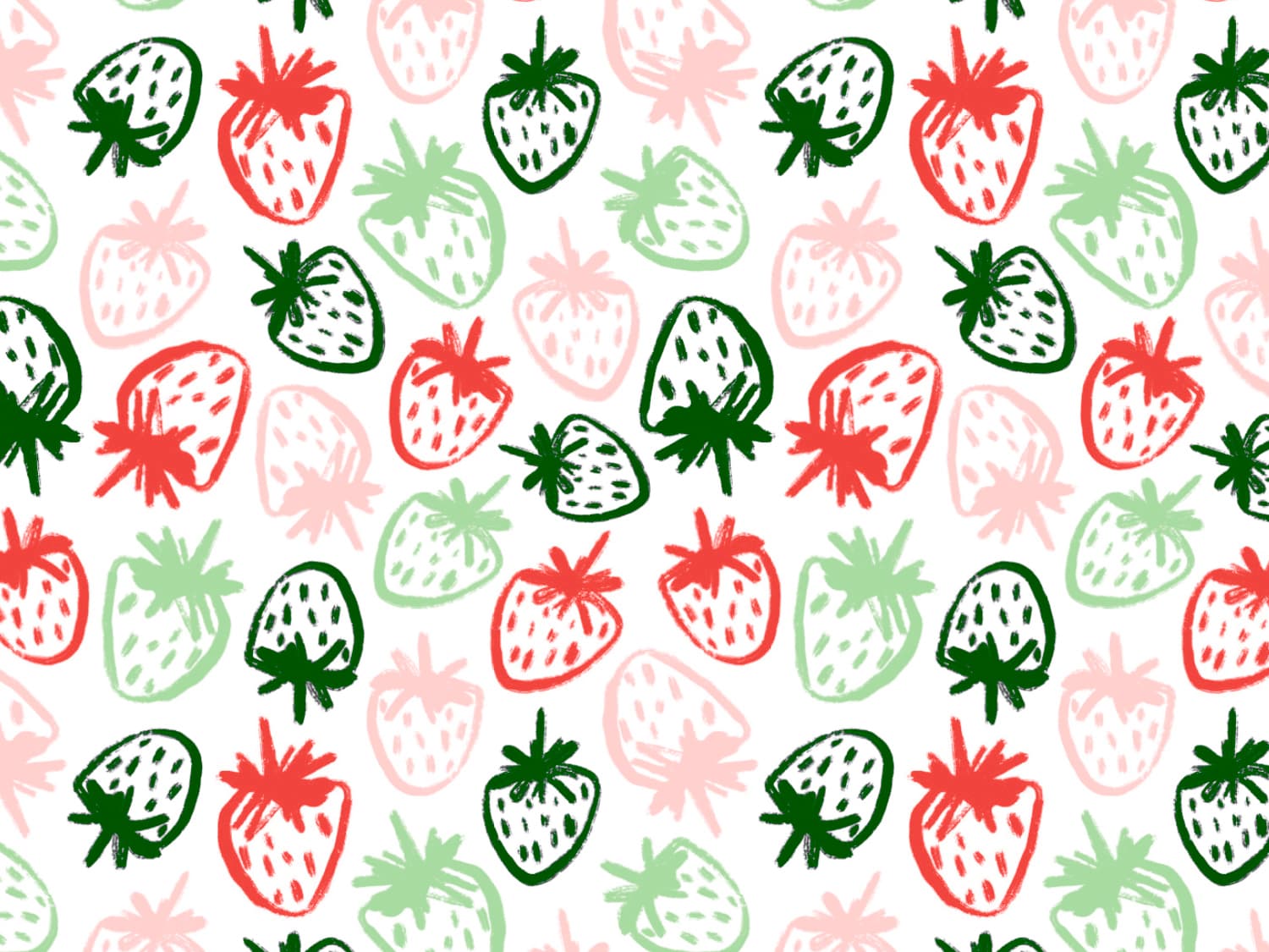 stoff-french-terry-sommersweat-unangeraut-kathi-kunterbunt-fruehling-sommer-frucht-obst-erdbeere-strawberry-gruen-rot-rosa-2-1