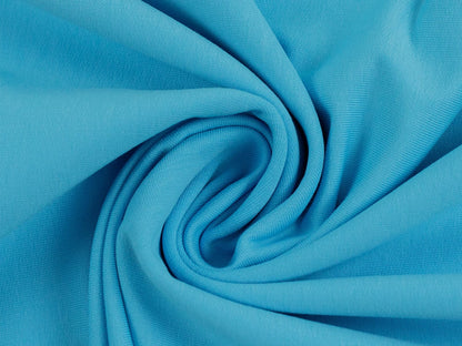 stoff-french-terry-sommersweat-unangeraut-uni-einfarbig-swafing-maike-helltuerkis