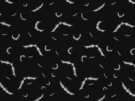 French Terry Stoff - Stellaris - Fledermäuse